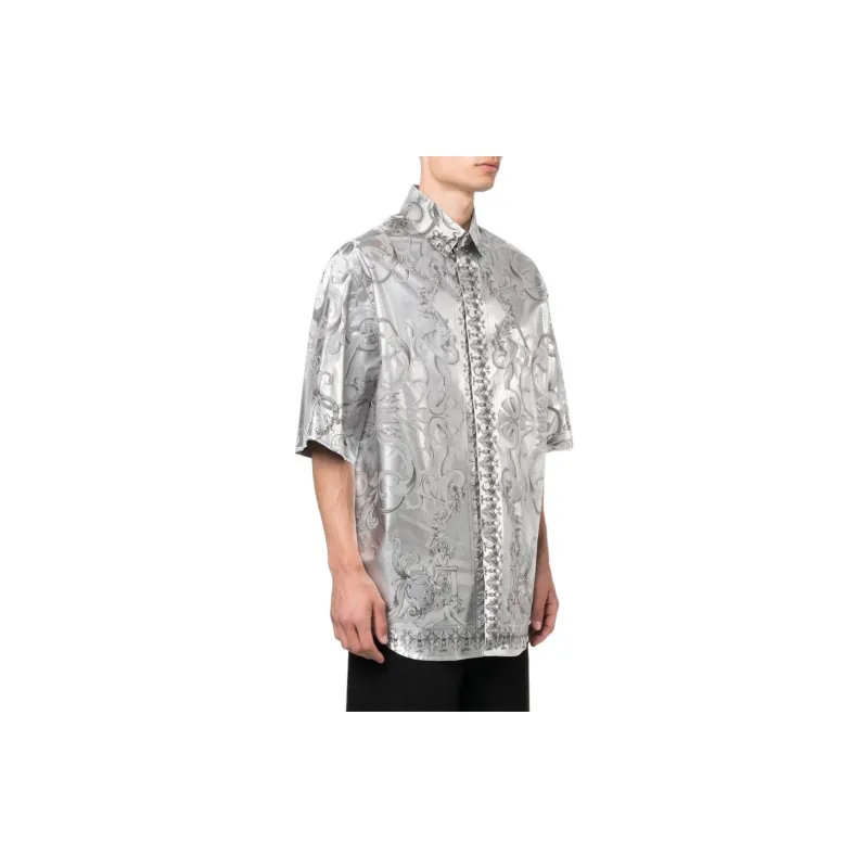 VERSACE FW22 Shirt Men's Silver-3