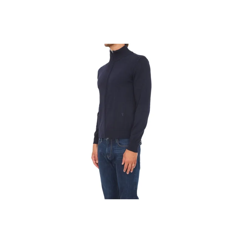 TRUSSARDI Jackets Men Navy Blue-3