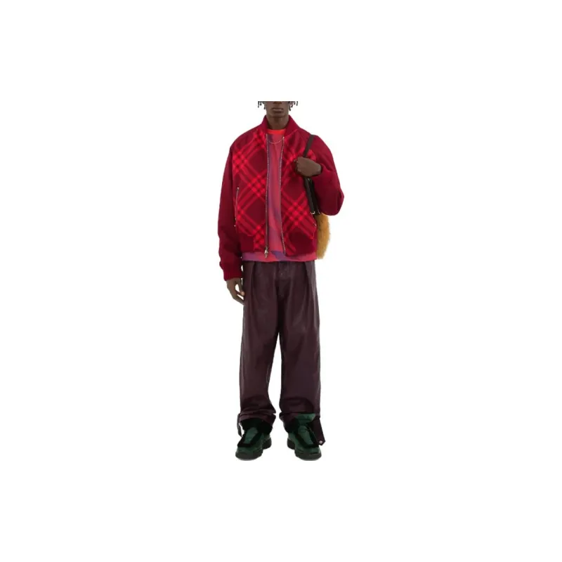 Burberry Reversible Check Print Bomber Jacket-1