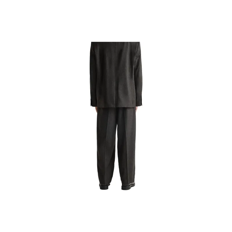 ZARA Suit Trousers Men Brown-3