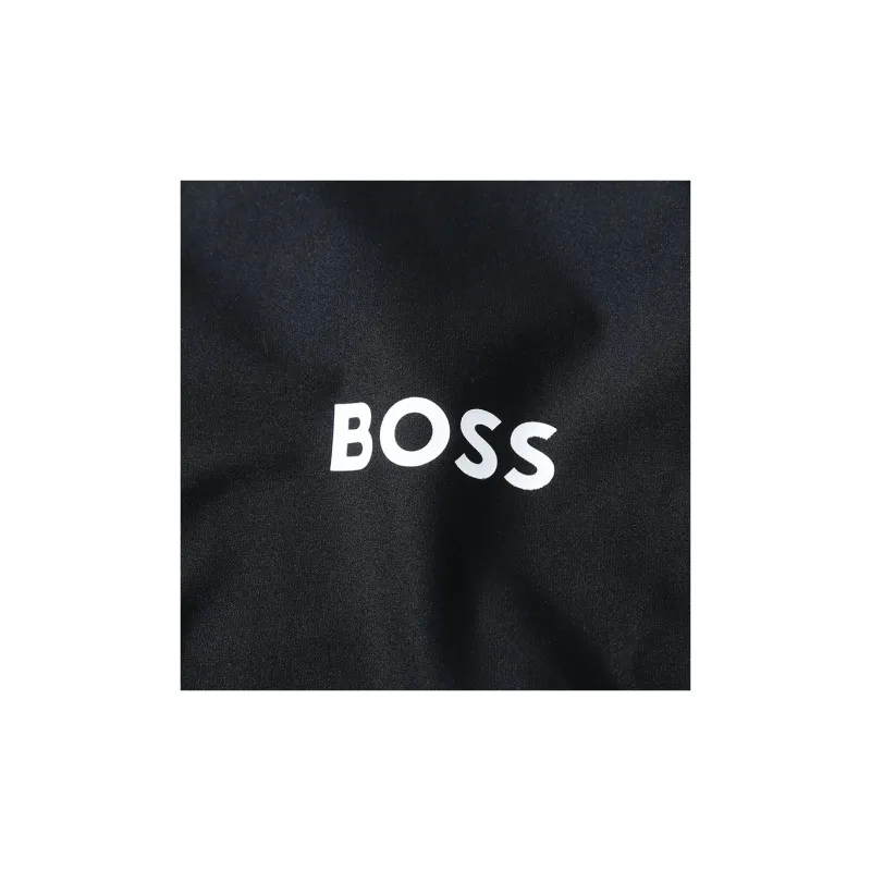 HUGO BOSS Logo Printed Zipped Hoodie-9