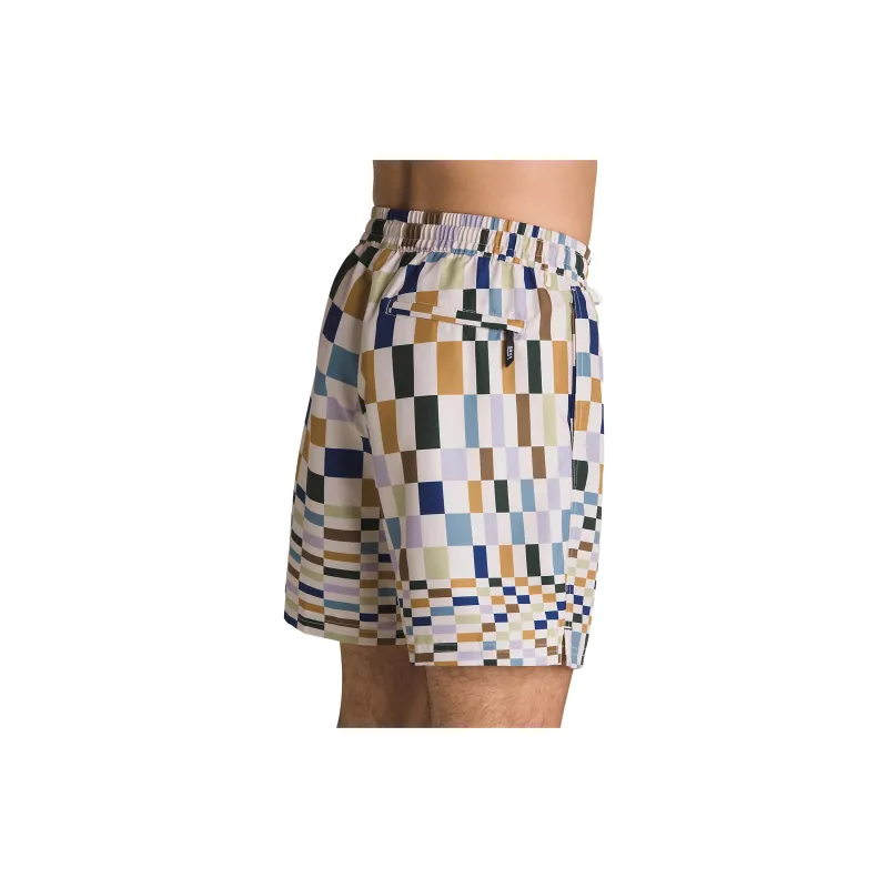 Vans Primary Print 17'' Elastic Boardshorts Beach Shorts Men's Oat-5