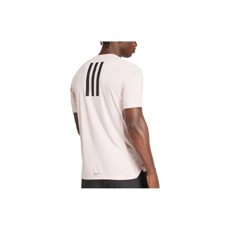 Adidas T Shirt Men's Sand Pink/Black-4