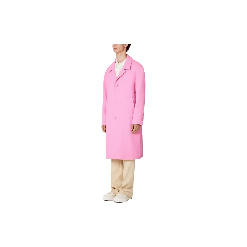 Ami Paris Tweed Button Up Coat-2