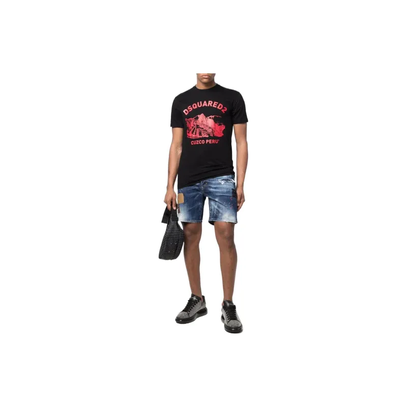 DSQUARED 2 Dark Rodeo Wash Elastic Boxer Shorts-1