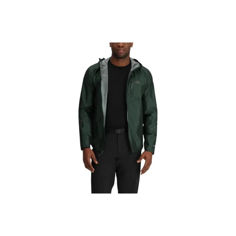 Outdoor Research Helium Rain Jacket Jackets Coats Men's Dark Green-2