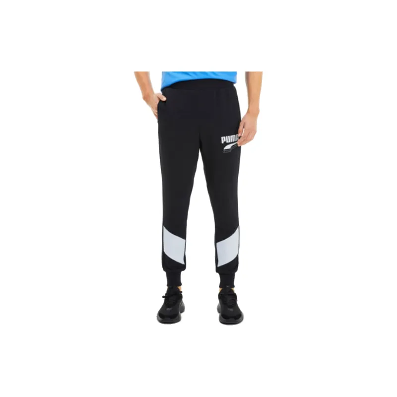PUMA Knitted Sweatpants Men Black-2