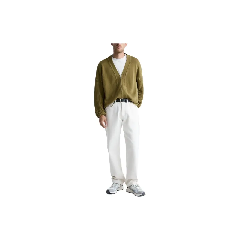 ZARA Sweaters Men Olive Green-2
