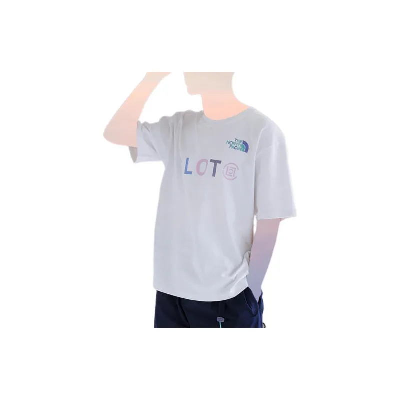 THE NORTH FACE X Clot Logo S/S T-Shirt White-3