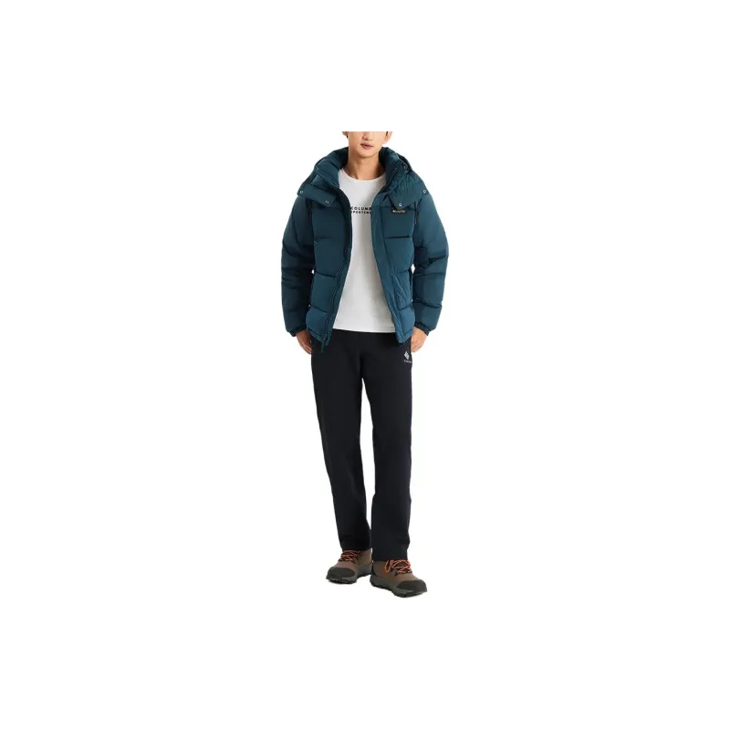 Columbia Puffer Jackets Men Dark Cyan-2