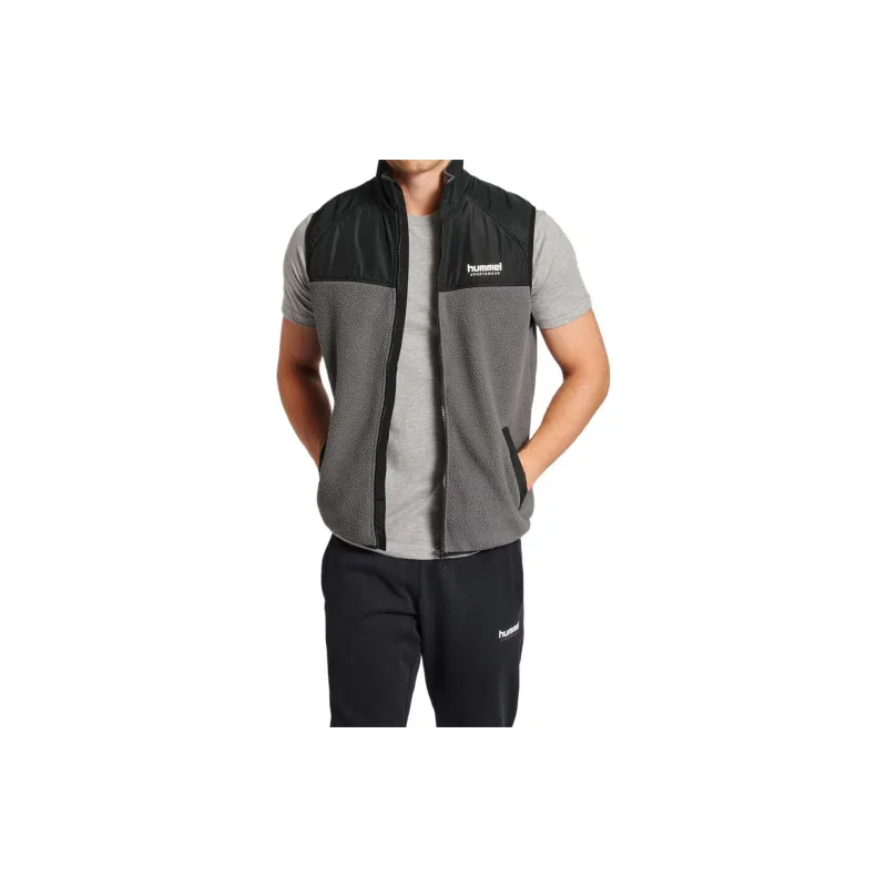 Hummel LGC CHARLEY FLEECE Vest Men Gray-3