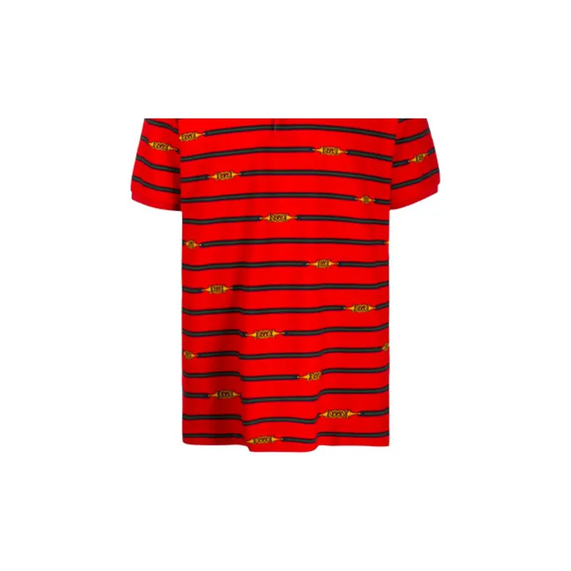 GUCCI Polo Shirts Men Red-5