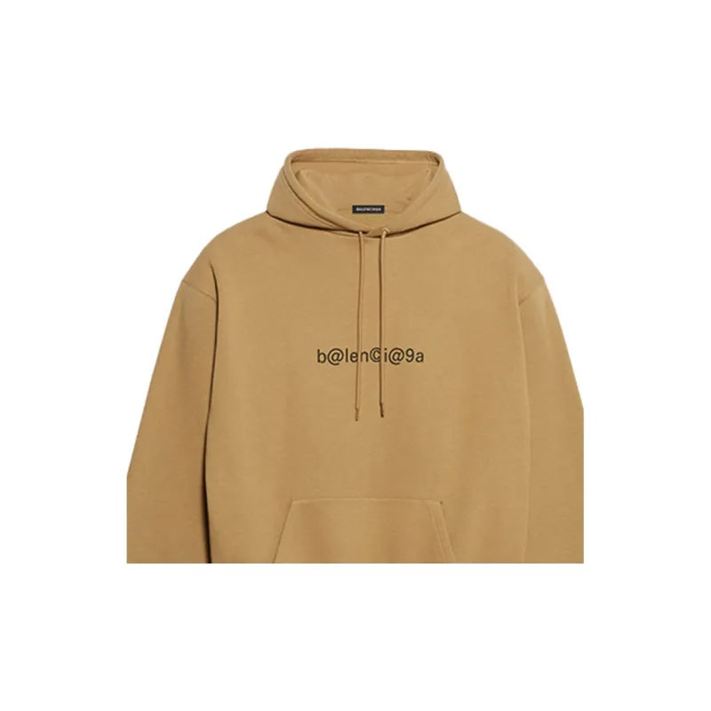 Balenciaga Sweatshirt Loose Fit Style Unisex Khaki-5