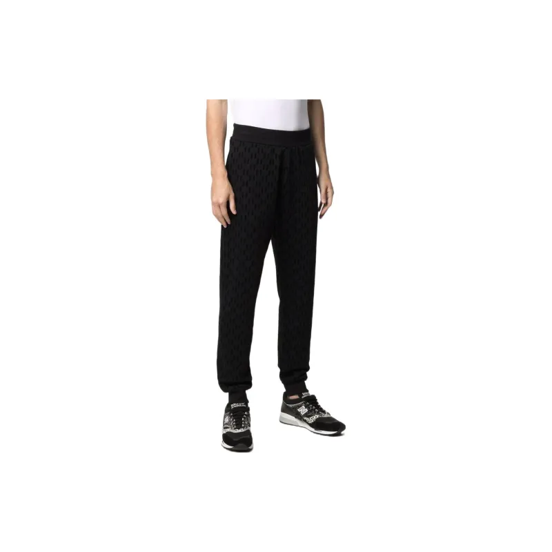 KARL LAGERFELD / Karl Lagerfeld Jeans Monogram pattern Track Pants-3