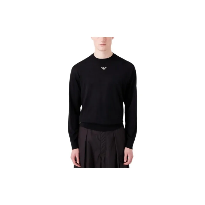 EMPORIO ARMANI FW23 Sweater Men's Black-4