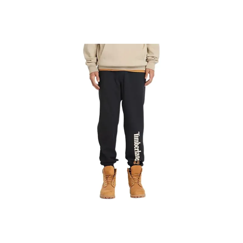 Timberland Linear Logo Sweatpant Casual Pants Men's Black-2