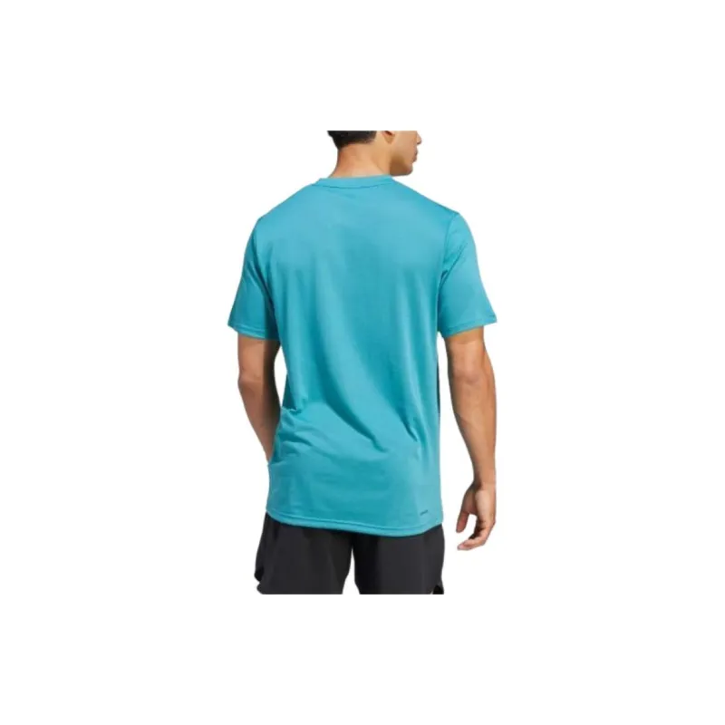 Adidas Train Essentials Feelready Traintng T Shirt T Shirt Men's Blue-2