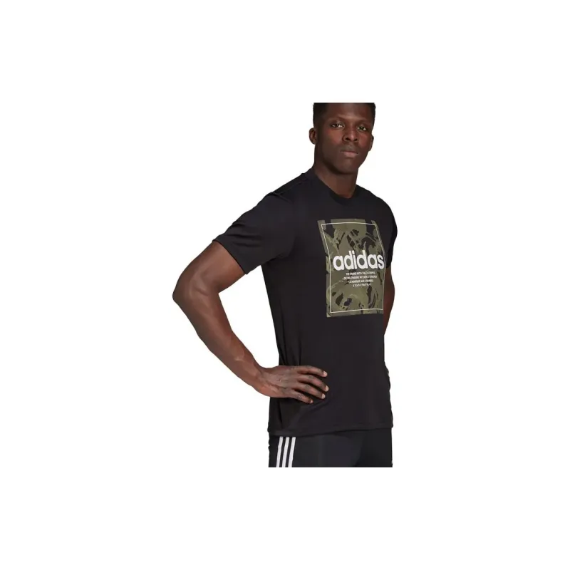 Adidas Set-in Sleeve T-Shirt Men's Black-5