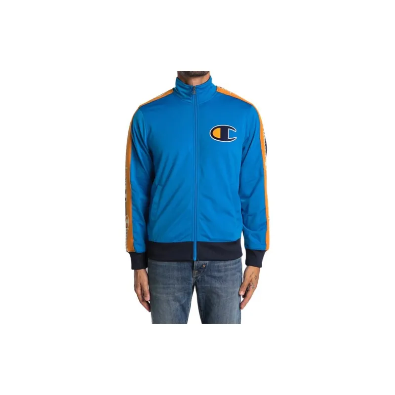 Champion Jacket US Version Unisex Peacock Blue-3
