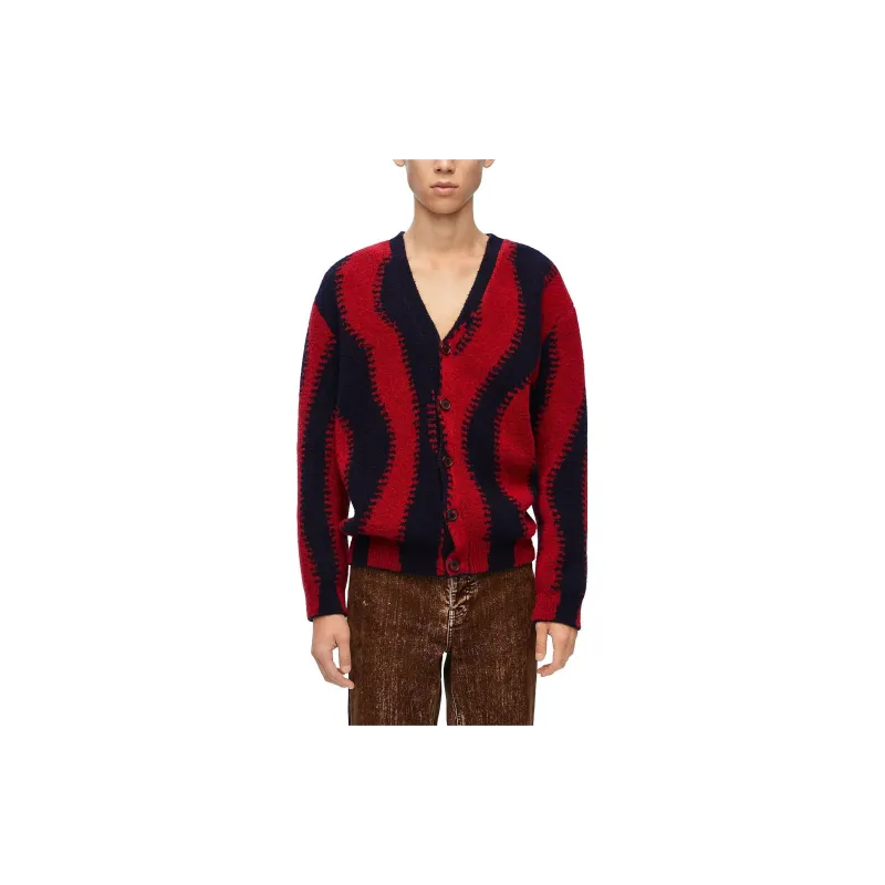 LOEWE Knitwear Men Red Blue-2
