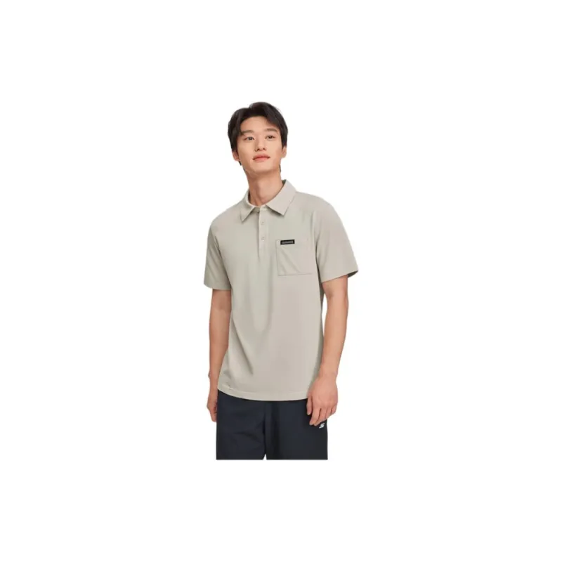 Skechers Polo Shirt Men's Marshmallow White-3