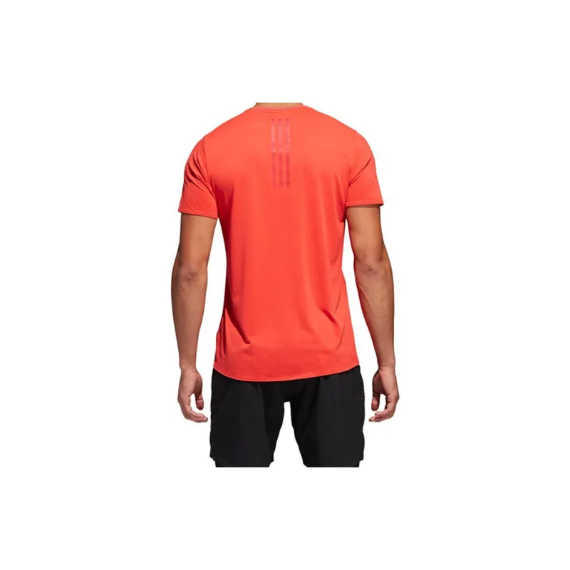 Adidas T Shirts Men Festive Reservoir Red-3