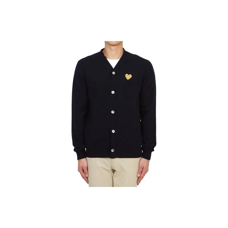 CDG Play Sweaters Men Blue-2