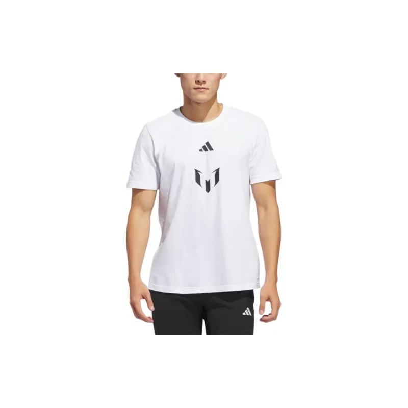 Adidas Messi T-Shirts Men White-2