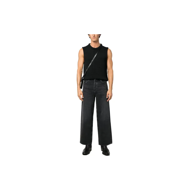 AGOLDE Straight Hem Wide Leg Jeans-1