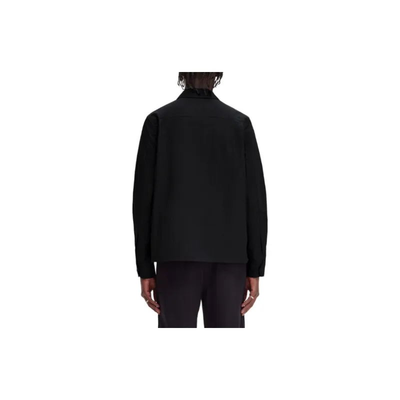 FRED PERRY Textured Zip through Overshirt-3
