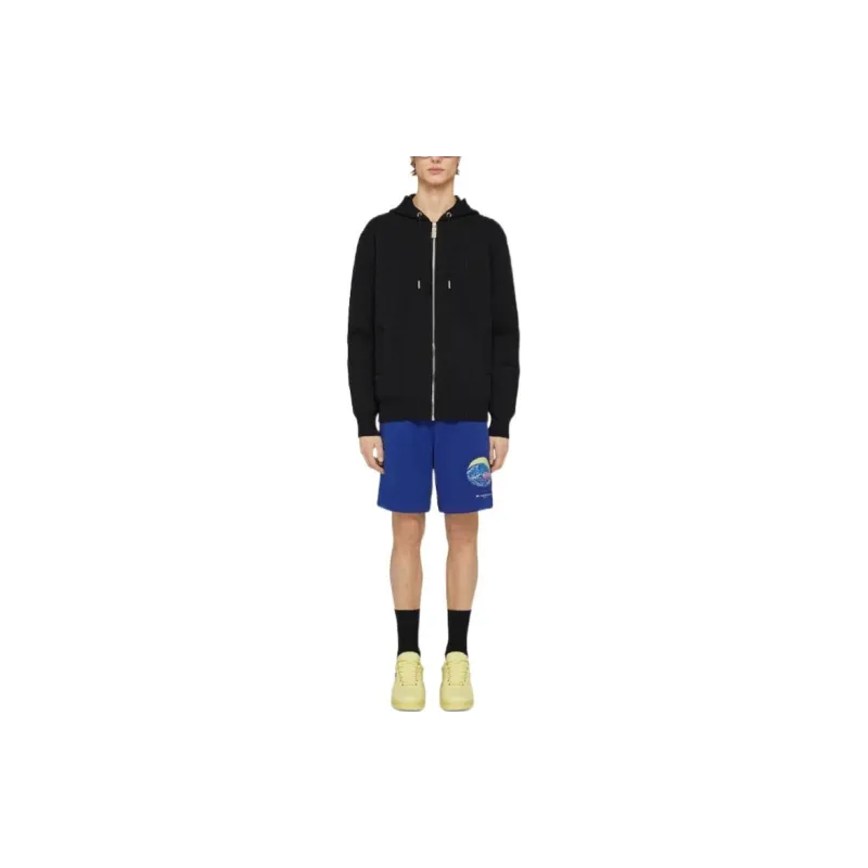 Givenchy Wave print Cotton Track Shorts-1