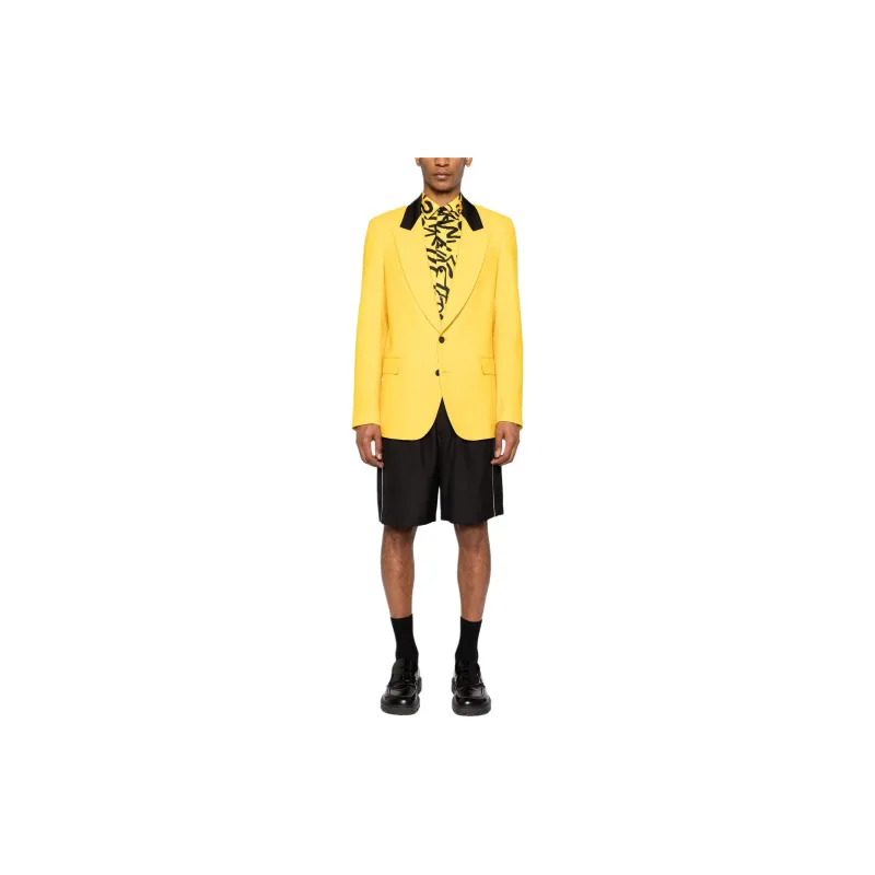 MOSCHINO Business Suit Men's Canary Yellow-1