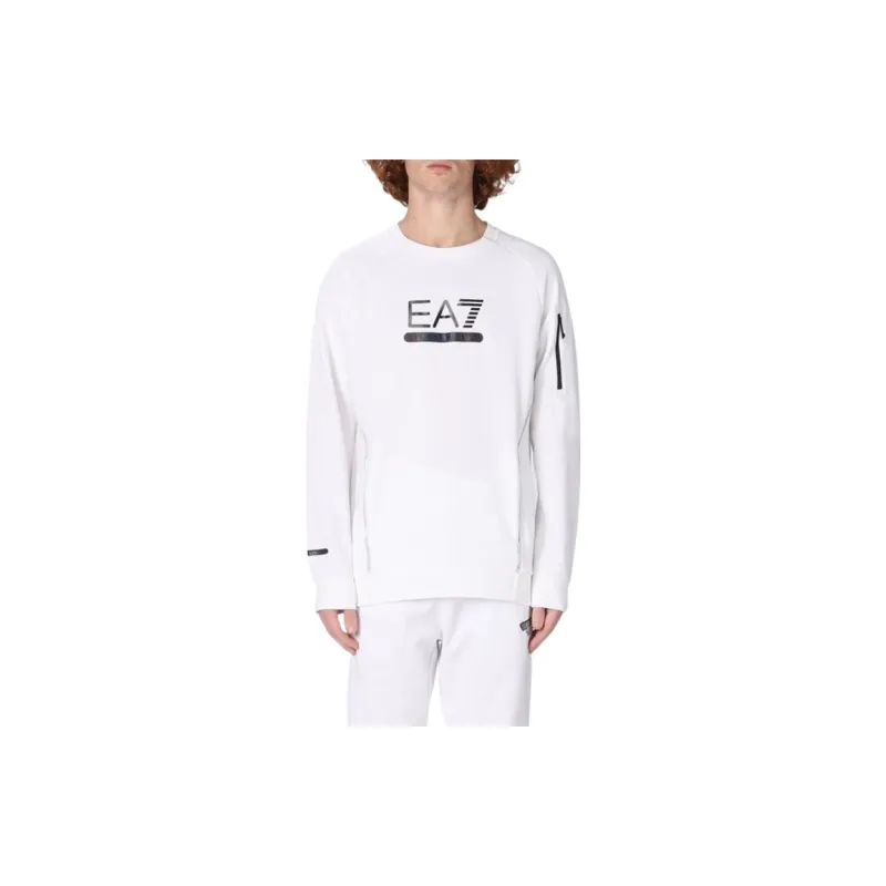 EMPORIO ARMANI EA7 Sweatshirts Men White-3