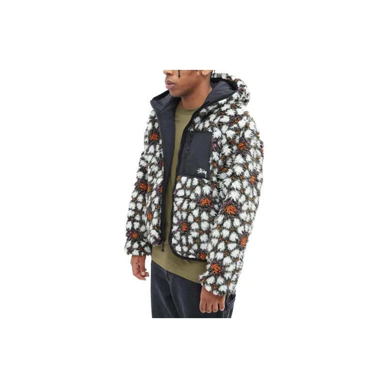 Stussy Pattern Sherpa Jacket-4