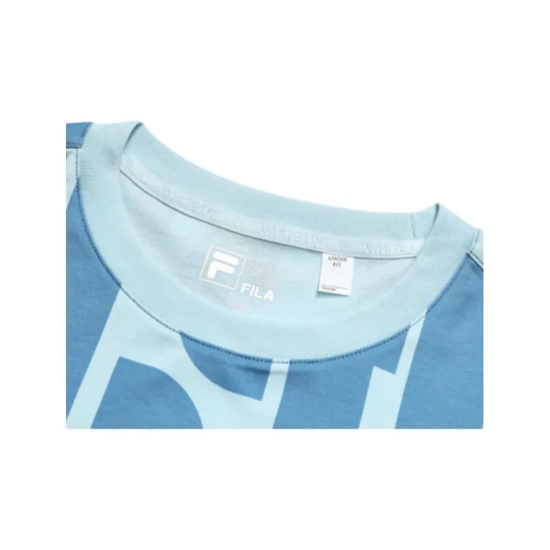FILA T-Shirts Men Light Dusty Blue-4