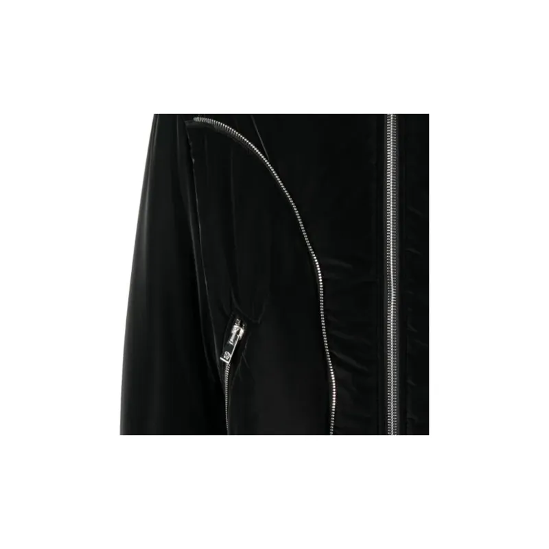 VERSACE Zip Detailed Hooded Puffer Jacket-5