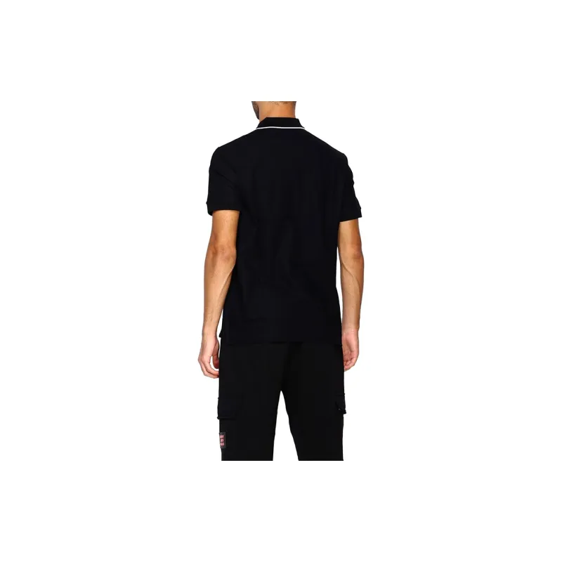 Burberry Embroidered Graphic Logo Polo Shirt-3