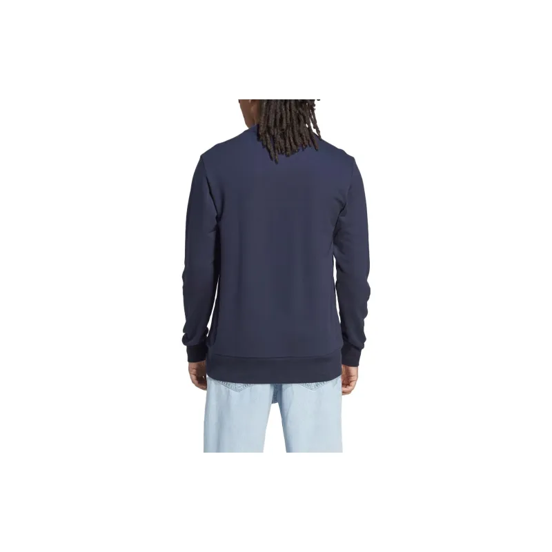Adidas Essential French Terry Embroidered Small Logo Sweatshirt Sweatshirt Men's Dark Blue-2
