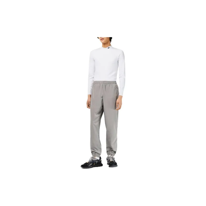 LACOSTE Knitted Sweatpants Men Gray-1