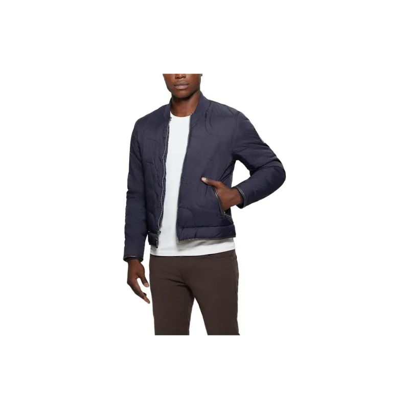 GUESS Alameda Ripstop Quilted Jacket Jackets Coats Men's Blue-3