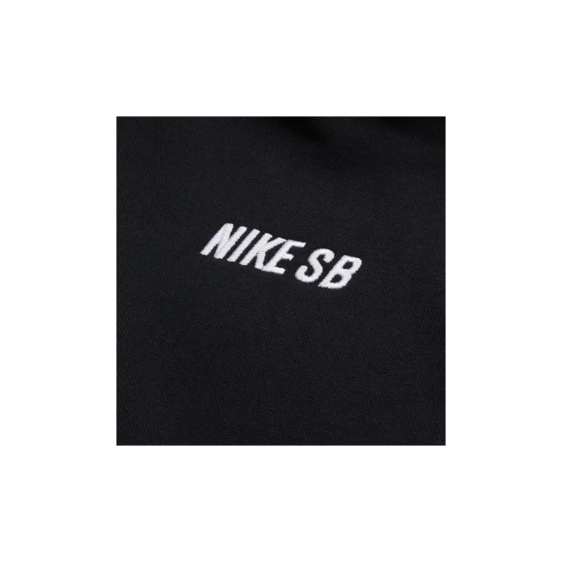 Nike Fleece Pullover Skate Hoodie Sweatshirt Unisex Black-5