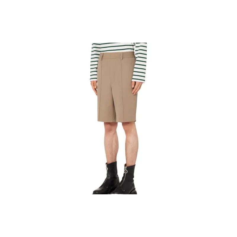 AMIPARIS Pleat Detailed Bermuda Shorts-2