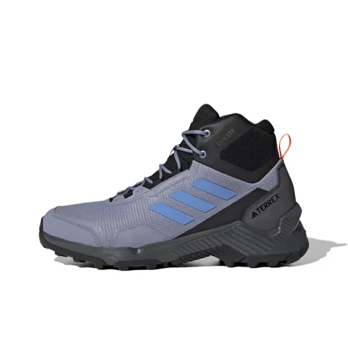 Adidas Terrex Eastrail 2.0 Hiking / Trekking Shoes Men Mid-Top Silver Gray Violet/Fusion Blue/Black