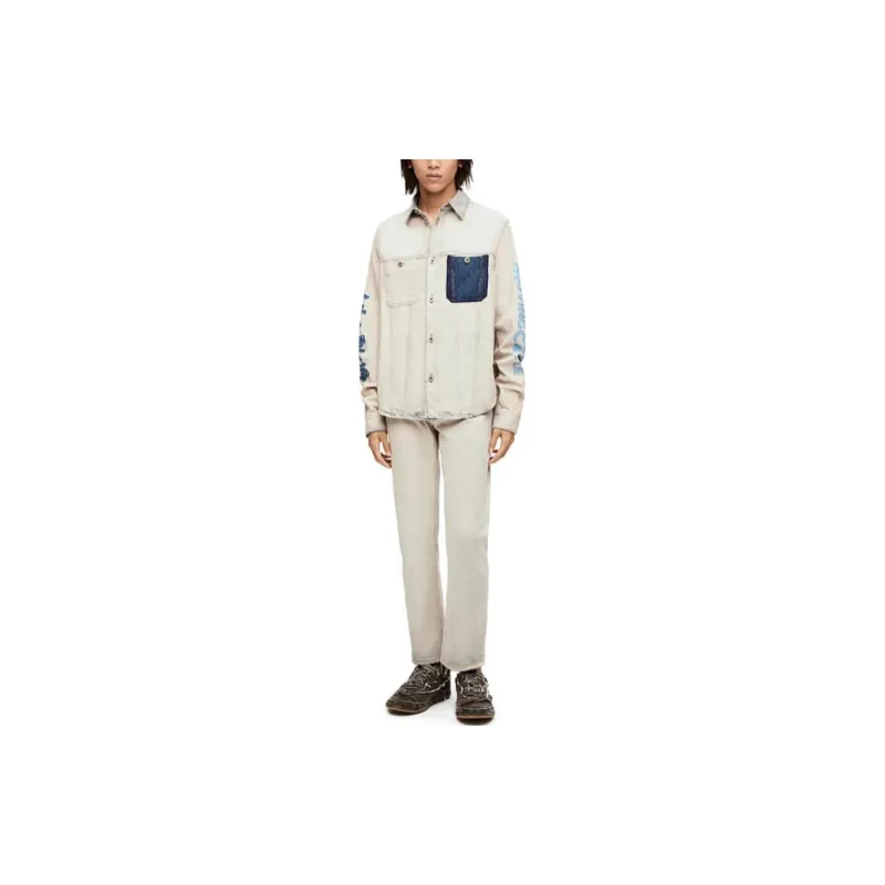 LOEWE LOEWE X Howl's Moving Castle SS23 Jackets Coats Unisex Indigo-1