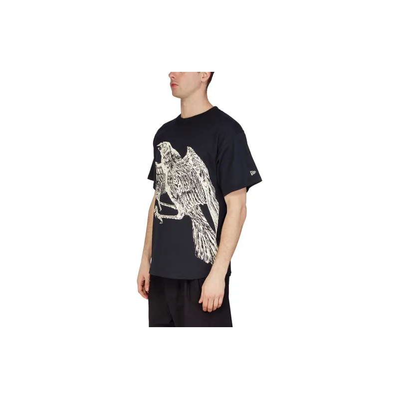 Yohji Yamamoto X Yohji Yamamoto Vrow Print Oversized Performance S/S Tee-4