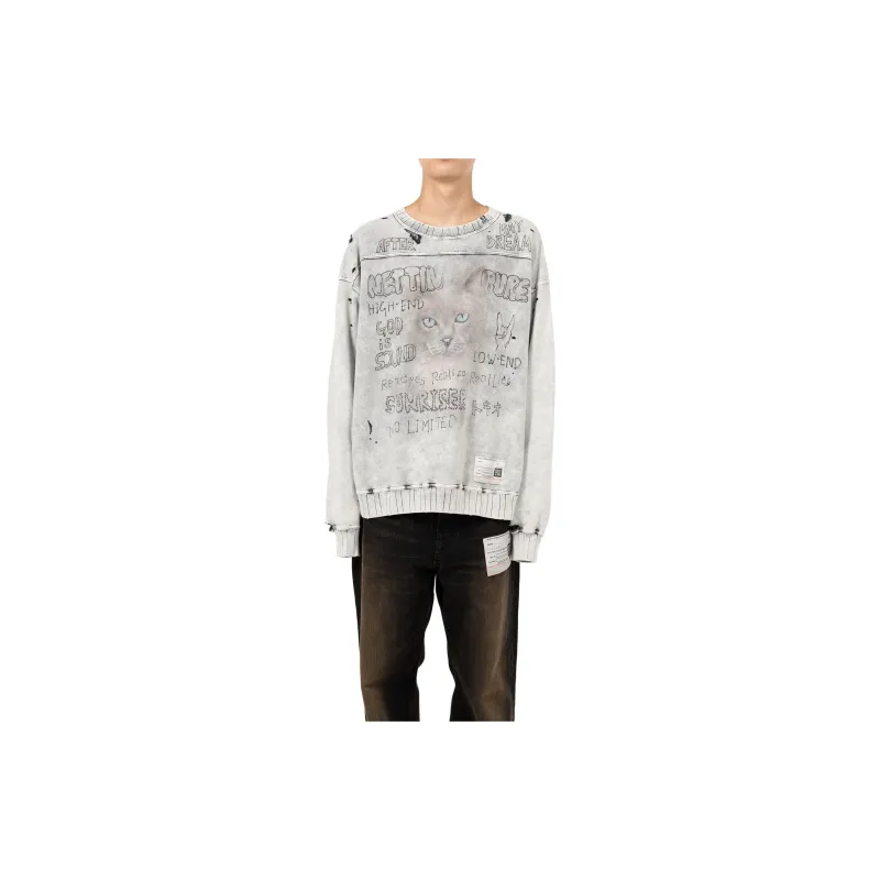 Maison Mihara Yasuhiro Bleached Sweatshirt-2