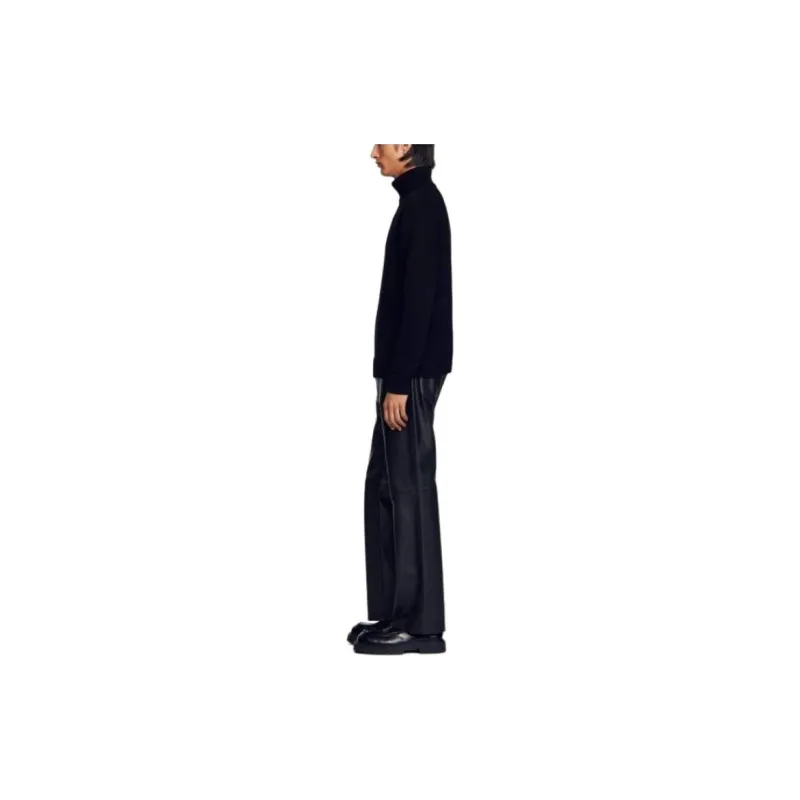 Sandro Sweaters Men Black-4