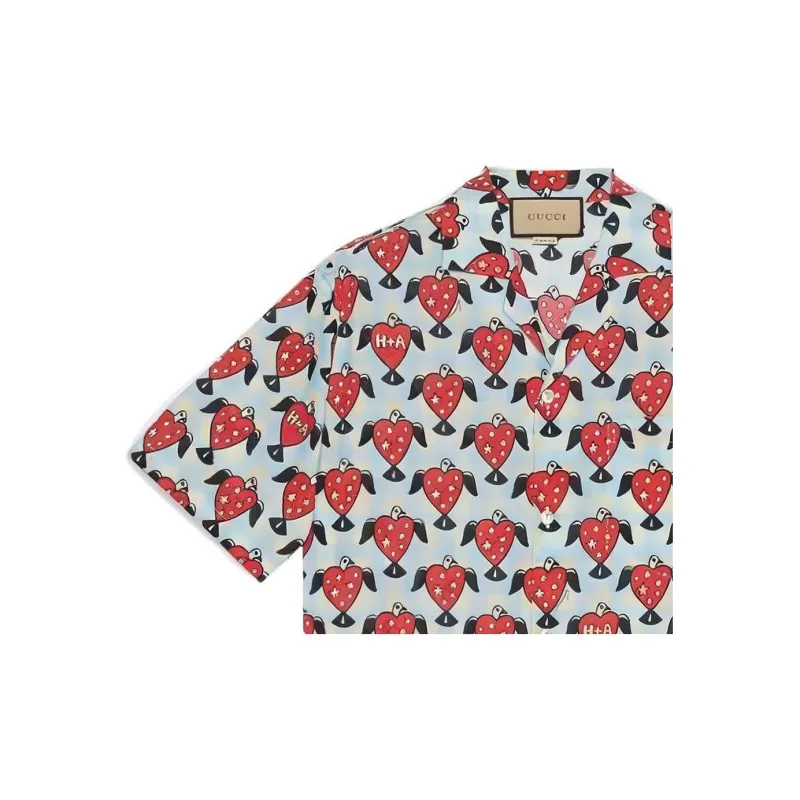 GUCCI Gucci X Harry Styles Co branded FW22 Shirt Men's Multicolor-3