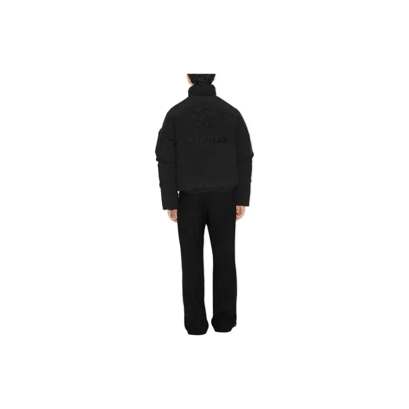 Burberry EKD Embroidered Zip Up Down Jacket-2