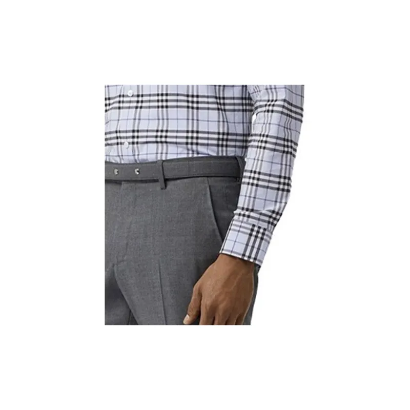 Burberry Shirts Men Sky Blue-5